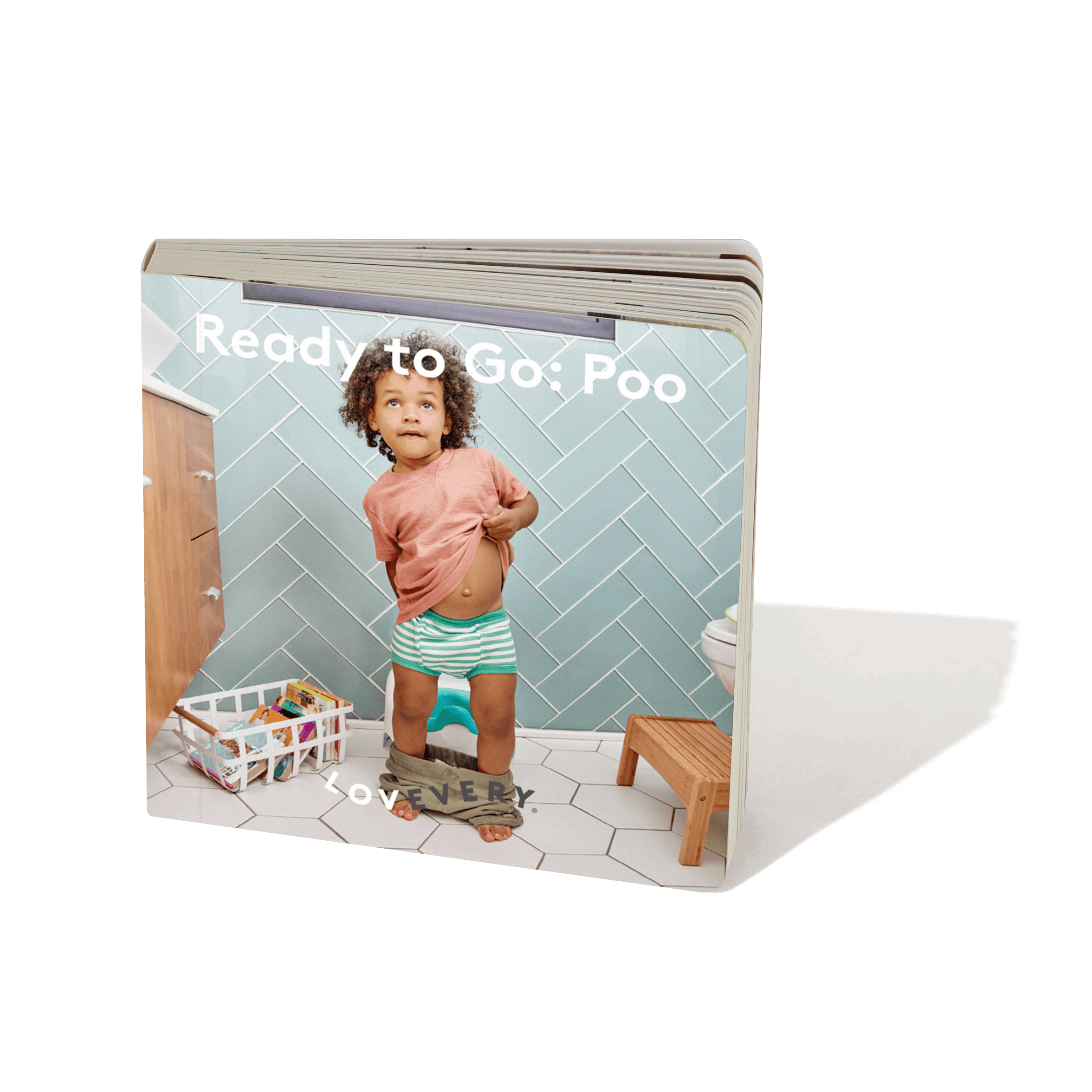 Ready to Go Poop board book by Lovevery